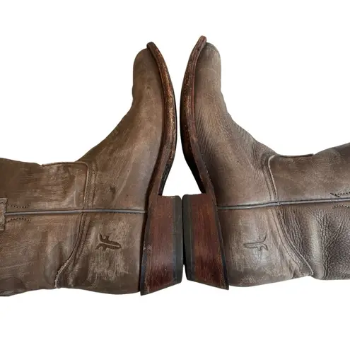 Frye  Billy Short Distressed Leather Western Boot, style 77815, Sz 8