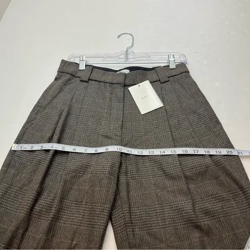ALC Frank A.L.C. Franklin Tailored Crop Pant Charcoal Grey Gray Multi Wool Blend SZ 2 NEW‎