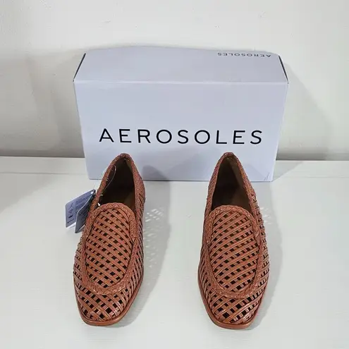 Aerosoles Nagle Perforated Loafers / Ginger Bread / Women's Size 8M - PU-338