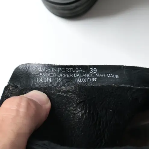 Dromedaris Kara Velvet Black Leather Boots Side Zip Floral 39 Boho Comfy $245 Size 8.5