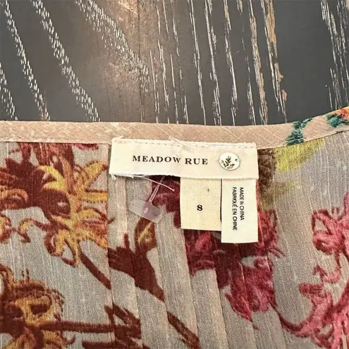Meadow Rue Anthropologie Beige Floral Key