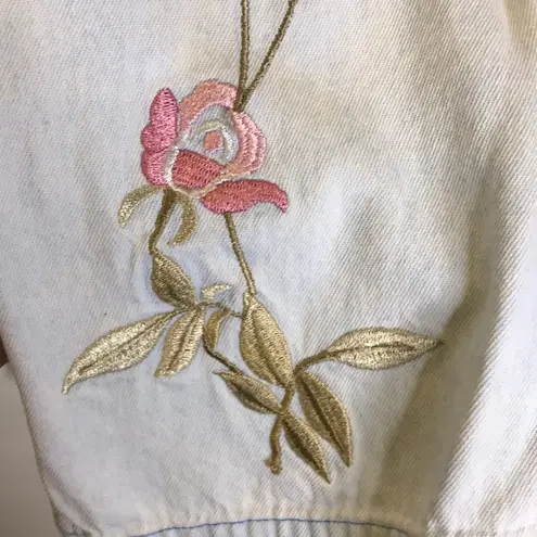 Blair Vintage wide leg embroidered lounge pant jean m