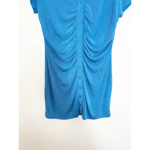 With Jean Alexa Blue Mini Dress Size Large Mermaid Preppy Minimalist Cocktail