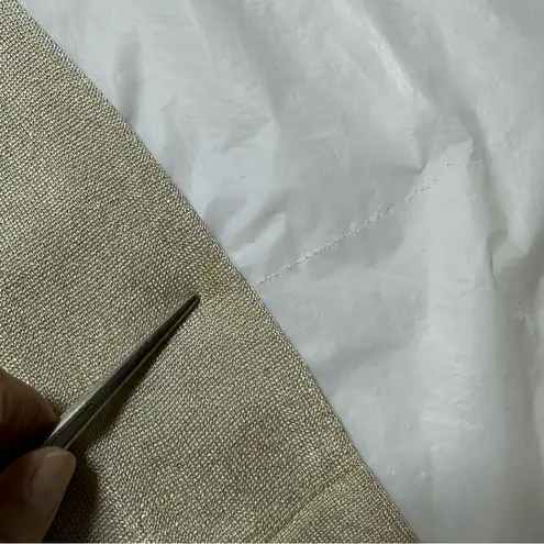 Terani Couture Vintage Terani Sport metallic mesh gold, bronze, brown long sleeve sweater sz M