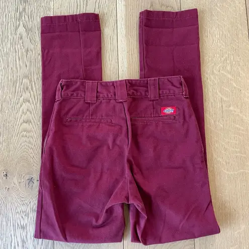 Dickies Maroon/Red Straight Leg 