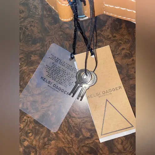 Kelsi Dagger NWT Brooklyn Assembly Saddle Bag in Ice