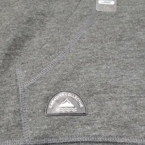 Canadian Collective Hoodie Size Large Vancouver Canada Moose Embroidery Stitched