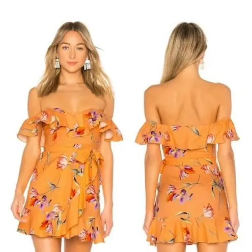 Privacy Please Bellview Mini Dress in Orange