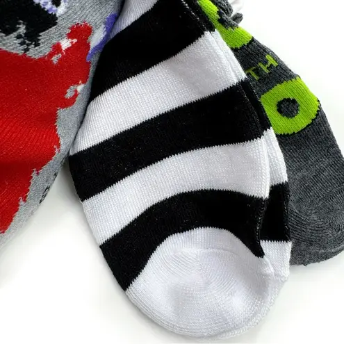 Beetlejuice Movie Womens No Show Socks 10 Pairs Halloween Film Fun 80s 90s Gift Black