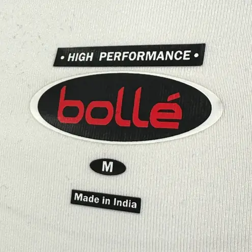 Bollé | Medium | High Performance Vented Sleeve Athletic Tennis Cycling Shirt White