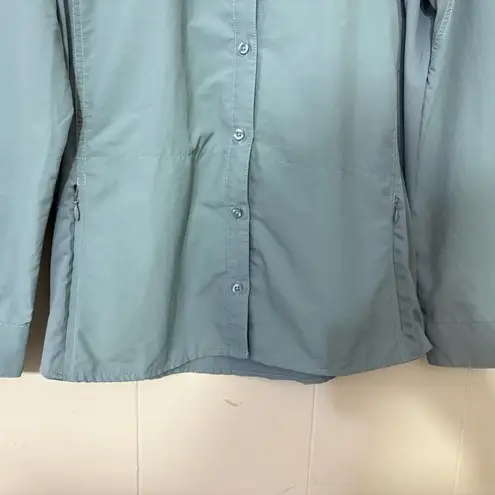 Kuhl Invoke Long Sleeve Shirt Women’s Size L Blue | Outdoor Hiking Travel Top