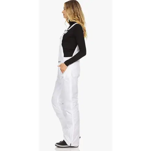 NEW Arctic Quest Insulated Water Resistant Ski Snow Bib Pants XS White