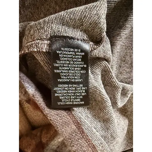 R&K Brown Plaid Dress w/ Detachable Cowl Neck Women’s Medium NWT