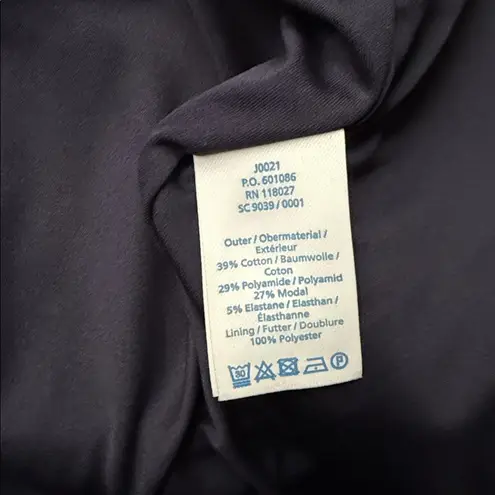 Boden Juliana Ponte Fit & Flare Dress Black Size 12