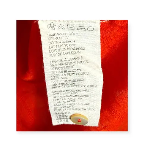 Cleobella š’€ Rylan Tie Neck Sleeve Poet Blouse š’€Cherry š’€Medium š’€ Organic Cotton