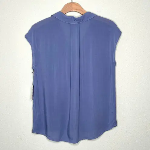 Bella Dahl Cap Sleeve Popover Top in Slate Blue Size XS *NWT*
