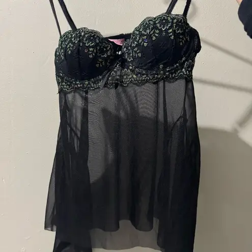 Victoria's Secret Victoria secret’s sexy little things black sheer Camisole size 34B