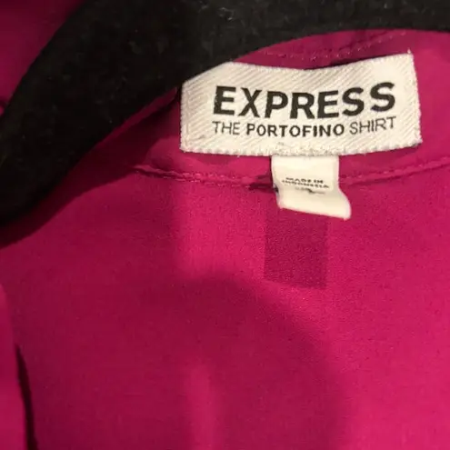 Express Portofino Burgundy Blouse size Small Purple