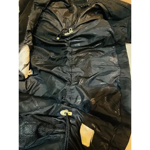 Obermeyer Women Black Quilted Ski Snowboard fitted Jacket winter coat size 8 VTG