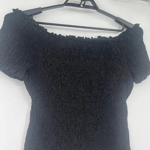 Zenobia Y2K Smocked Off Shoulder Womens Top Sz 3XL Boho Festival Cottagecore