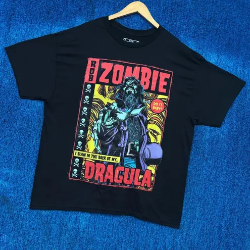 Rob Zombie “I Slam in the back of my Dragula” Graphic T-Shirt Size Extra Large