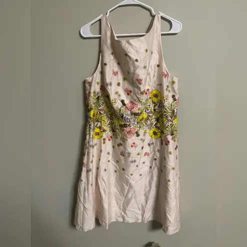 Loft  Floral Sheath Dress Size 16 Sleeveless New Wedding Guest Spring Easter