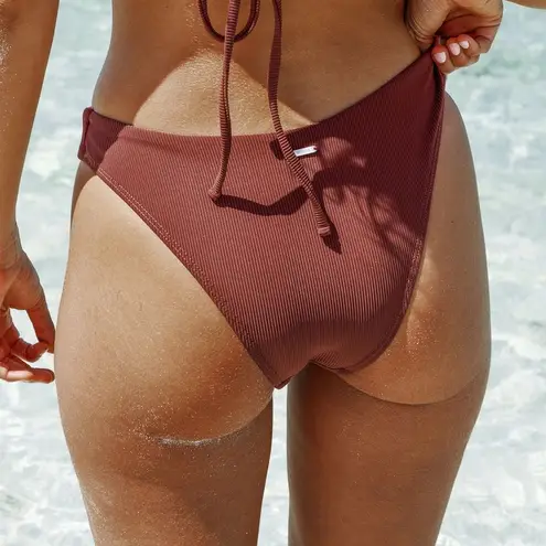 Berlook Coffee Twist Backless Bikini SET 22 Brown Size XS