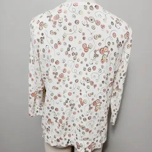 Christopher & Banks Christopher & Bank sew happy cardigan size medium