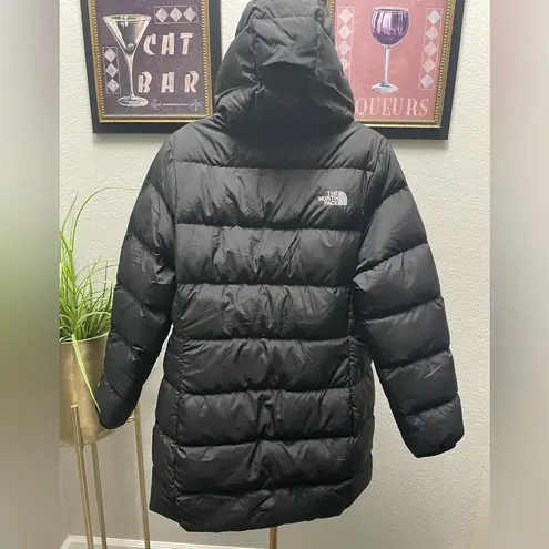 The North Face New!  Gotham Hooded Down Puffer Parka Black Sz Medium $270