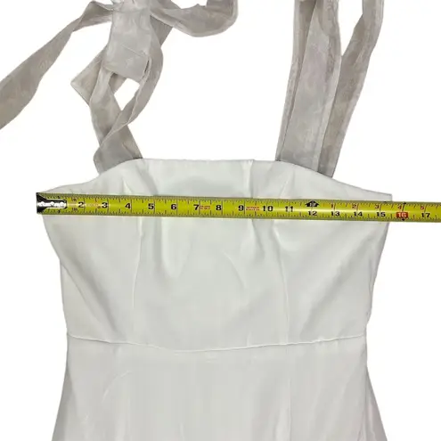 NWT Lulus Women's White Radiant Romance White Tie