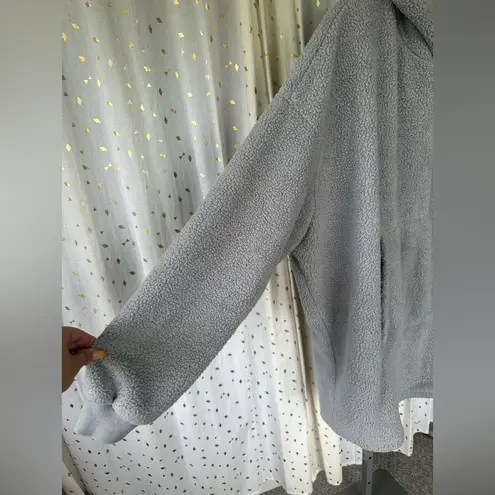 Wearable Oversized Blanket Fleece Hoodie Sweatshirt Kangaroo Pockets One Size Size undefined