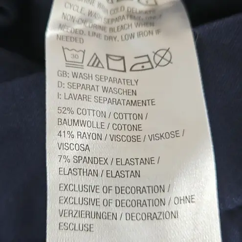 Isaac Mizrahi Live! 24/7 Stretch Slim Leg Ankle Pants Navy Blue Size 18W NWOT