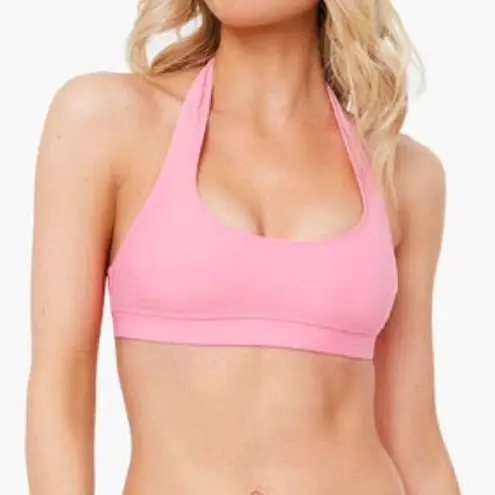 Solid & Striped NWT Reagan Swim Top Bubblegum Pink Halter Bikini Top Size XL
