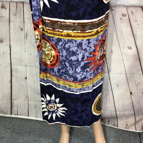 Mamu 2 Piece Tapestry Festival Skirt & Bra Top Blue Size undefined