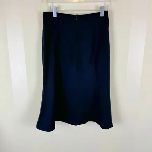 Rene Lion Button Front Flare Skirt Black Size L