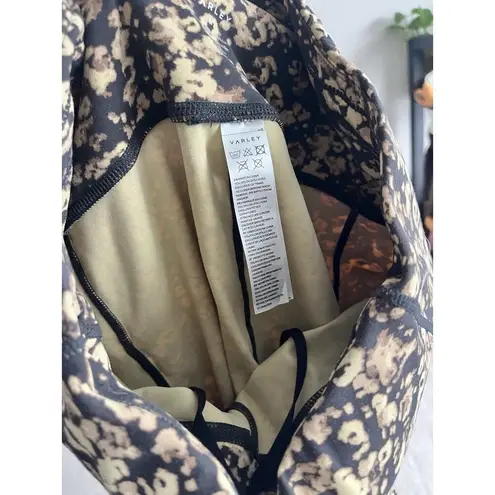 Varley Let's Go High-Rise 23" Legging Black/Yellow Womens M Anthropologie