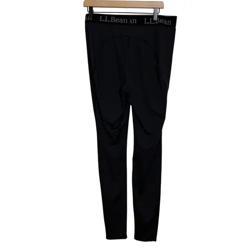 LLBean Womens Leggings Pants Black L REG Activewear Athletic Base Layer Size undefined