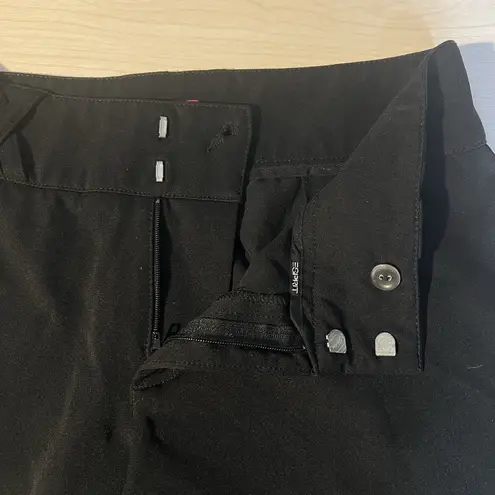 Esprit Womens Black Linda Regular Pants 28” Business Career Preppy Slacks Slit