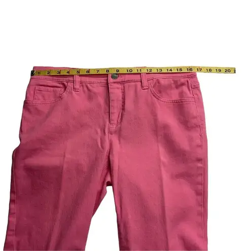 Lauren Ralph Lauren Pink Modern Straight Jeans Size 10 LRL Logo Classic Luxury
