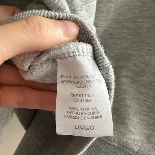 Bluey Women’s Grey Crewneck Sweatshirt, Bluey Character Top, Size Large Gray