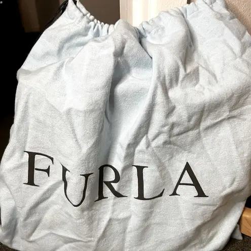 Furla Designer Black Leather Bag