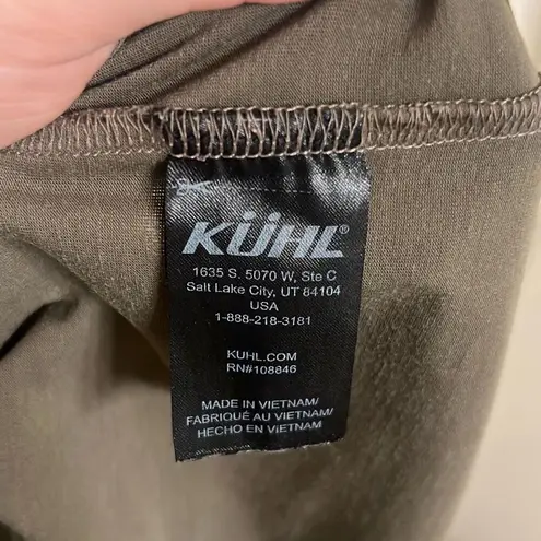 Kuhl ✨ Green Juniper V-Neck Tank Green Sz Large Top✨