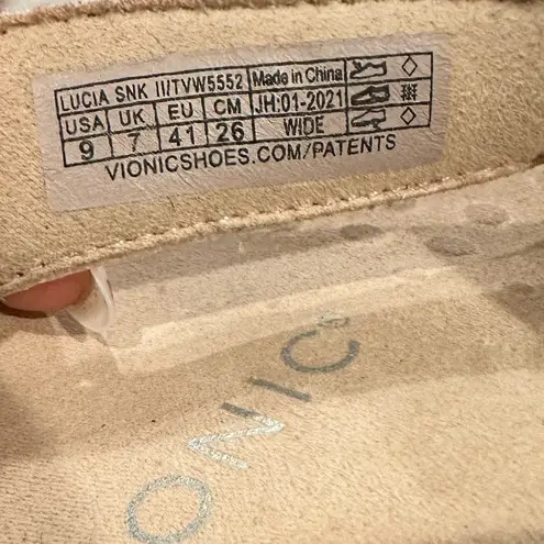 Vionic Lucia Pink Snakeskin Bejeweled Embellished Womens T-Strap Thong Sandals 9