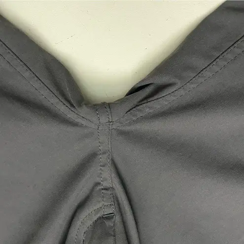 prAna Halle Pant Cargo Convertible Roll Up Stretch Zion Travel Hiking Grey Coal