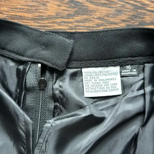 Le Suit Vintage Blazer & Skirt Set Tan & Black 16