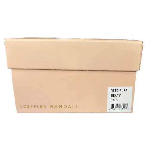 Loeffler Randall NIB Reed Beauty Pleated Twist Sandals in Blush Pink