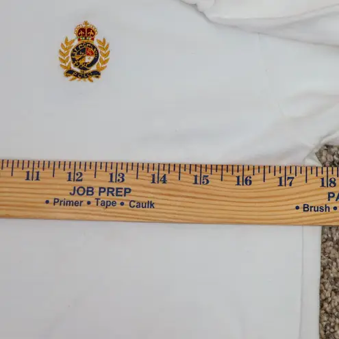 Vintage Polo Ralph Lauren Turtleneck Long Sleeve Shirt Crest Made USA L White Size L