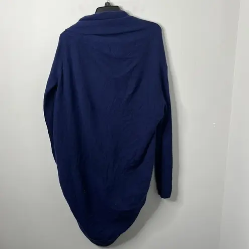 360 Cashmere  Navy Mother of Pearl Button Cardigan