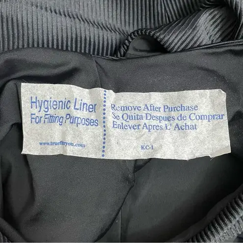 NWT Raising Wild The Claire Onyx Black Ribbed One Piece Cutout Swimsuit Size XS