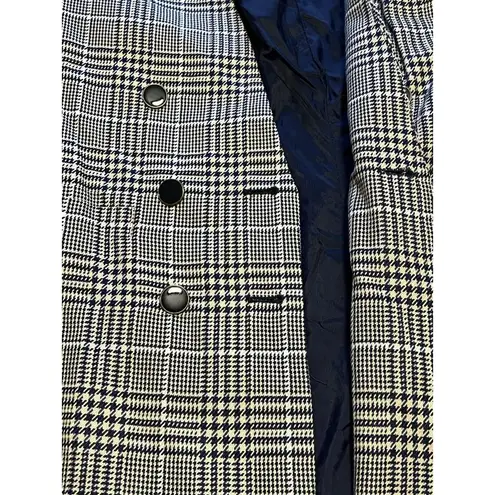 Vintage Stirling Cooper Checkered Blazer Jacket Size 8 Business